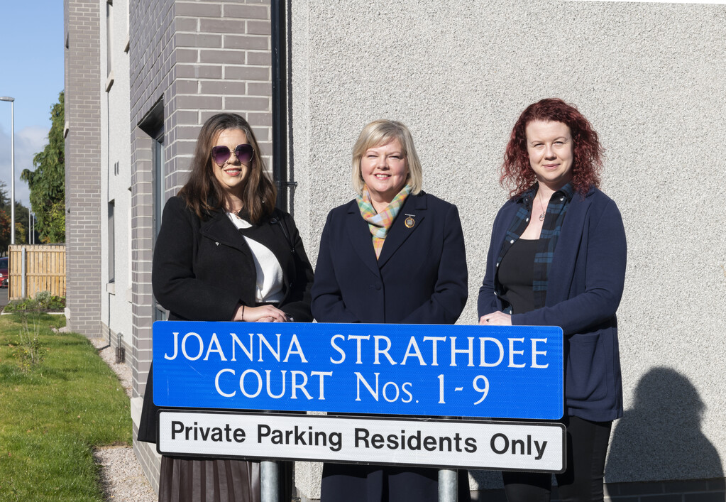 Aberdeenshire Council marks completion of new homes in Fraserburgh and Huntly