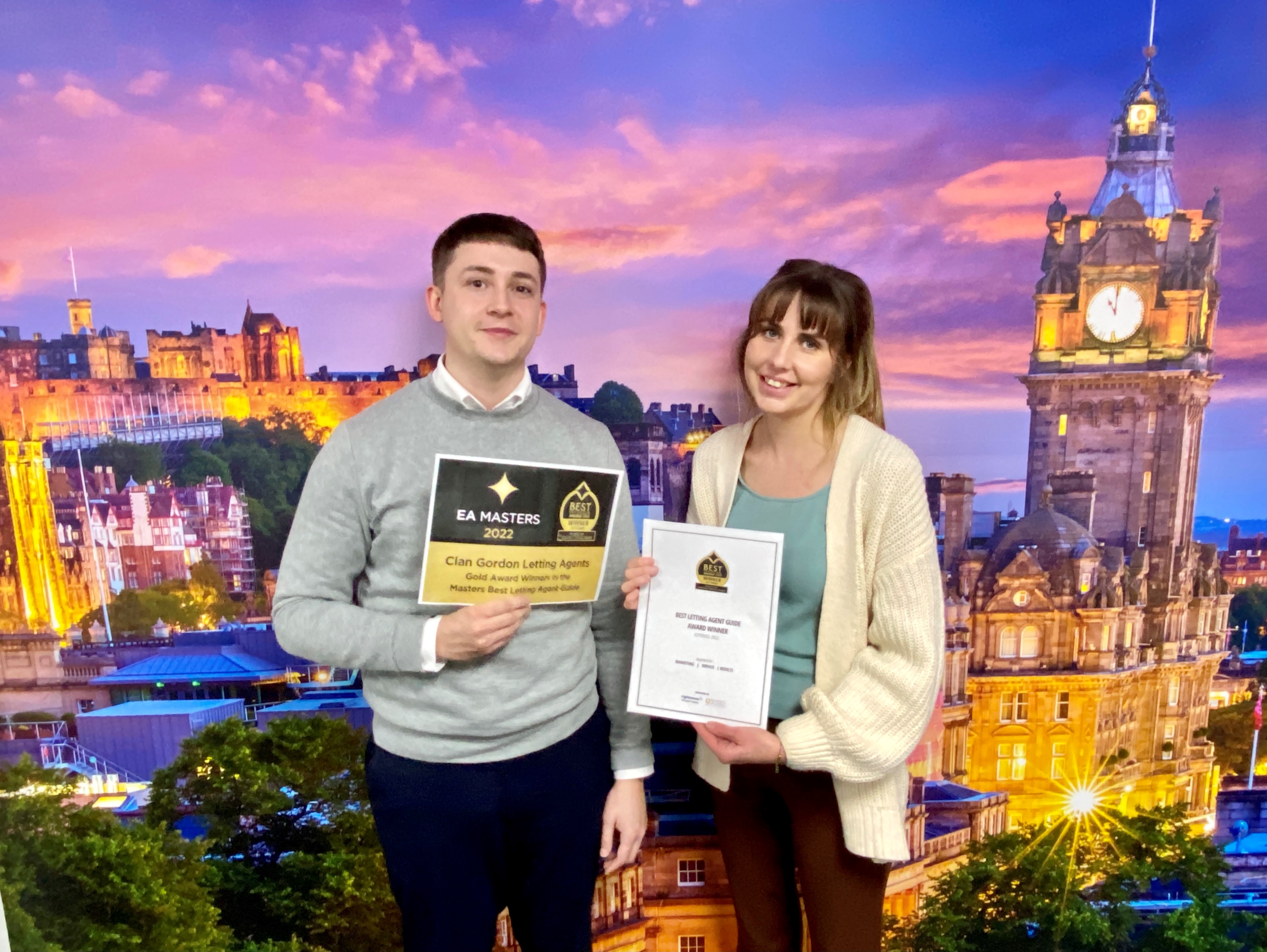 Edinburgh letting agency Clan Gordon wins gold award