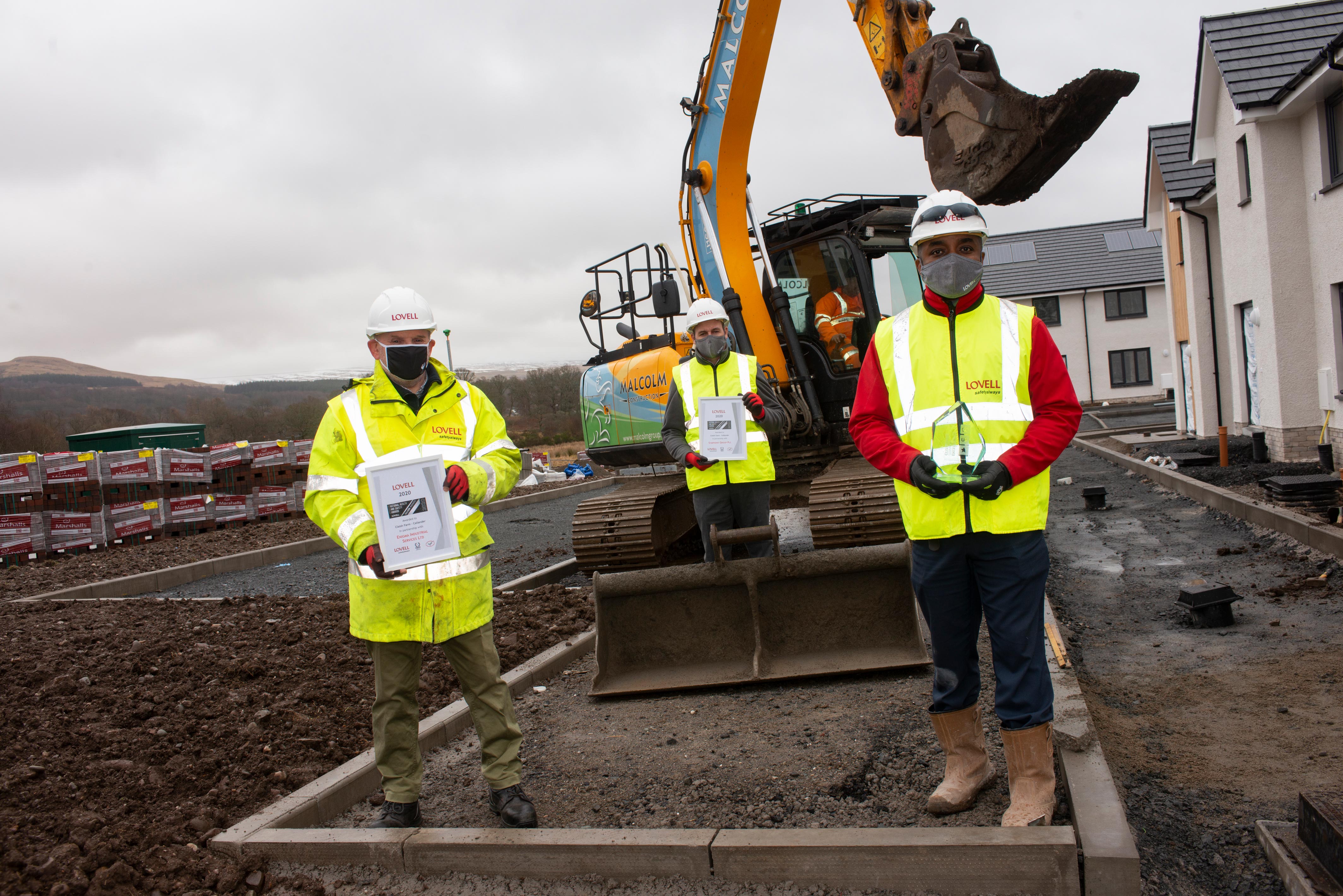 Rural Stirling Housing Association celebrates award for Claish Farm site