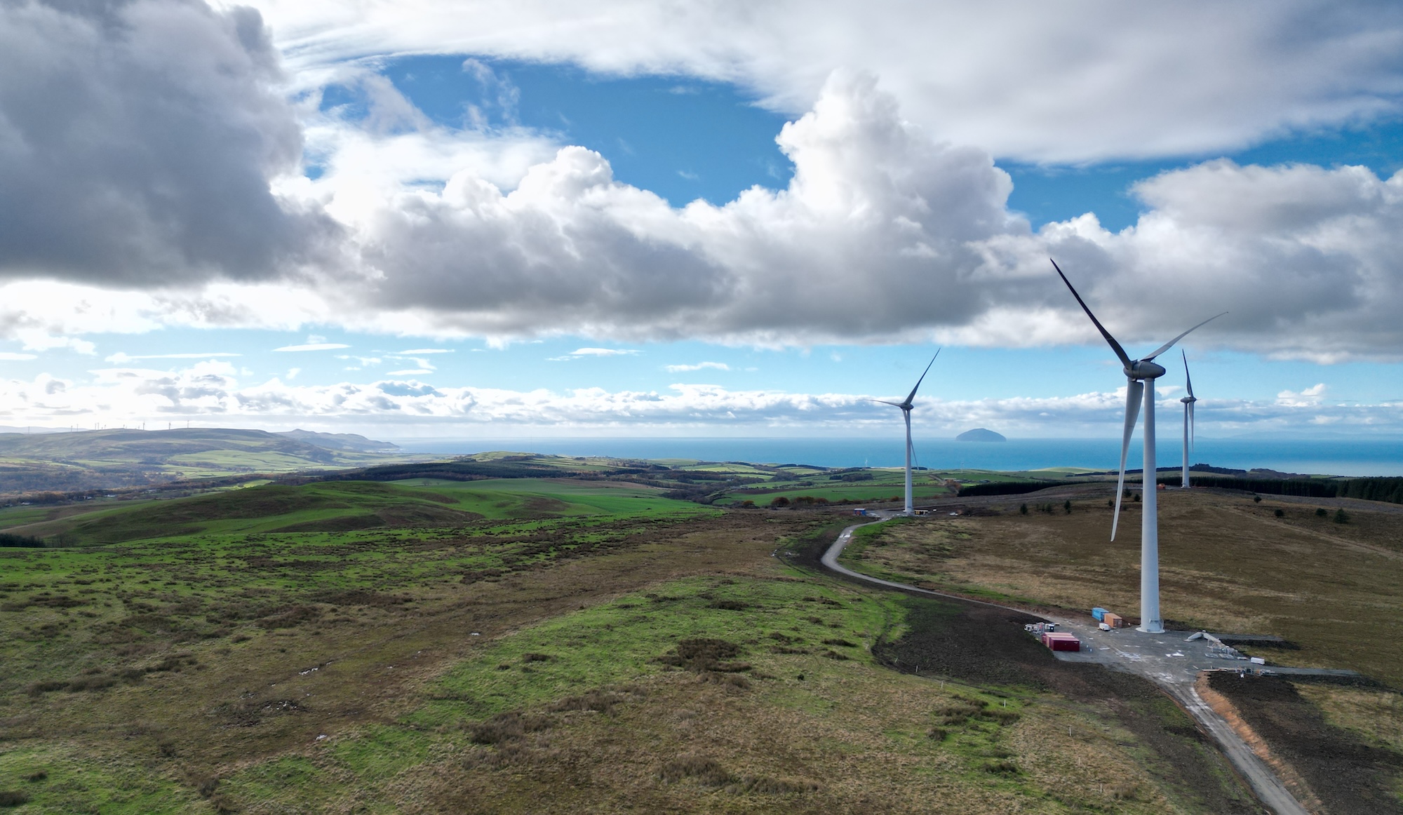 Scotland’s first consumer-owned wind farm spins into motion