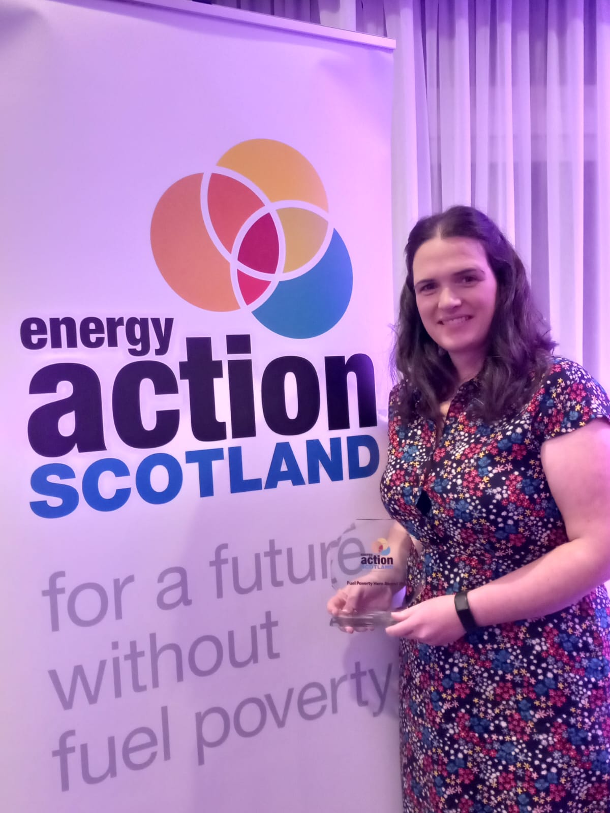 Tighean Innse Gall’s energy advice manager wins prestigious fuel poverty award