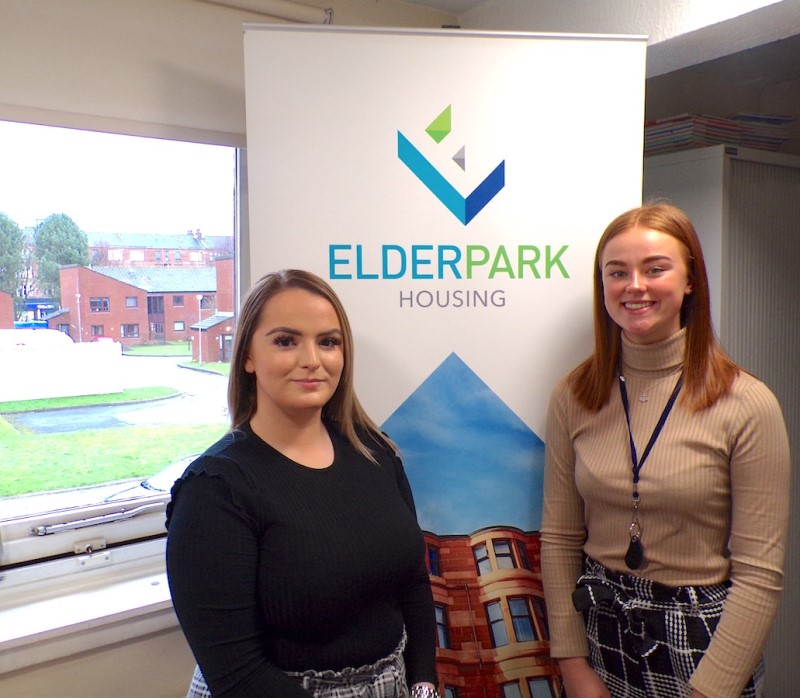 Elderpark Housing appoints apprentices to new roles as Scottish Apprentice Week begins