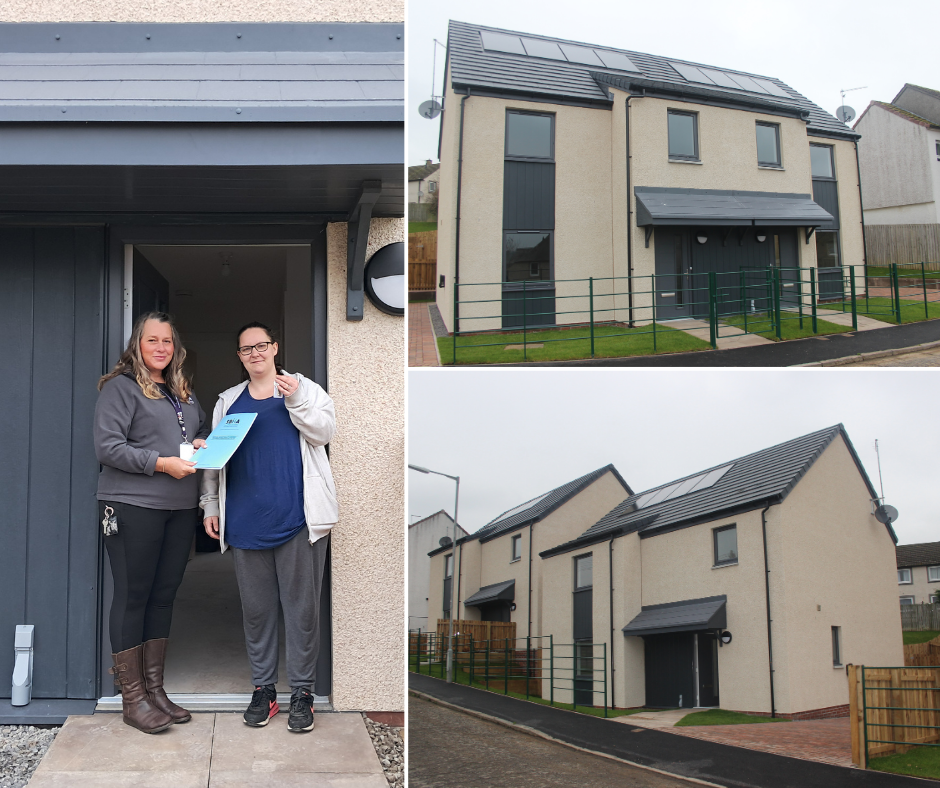 SBHA welcomes tenants to new homes in Hawick