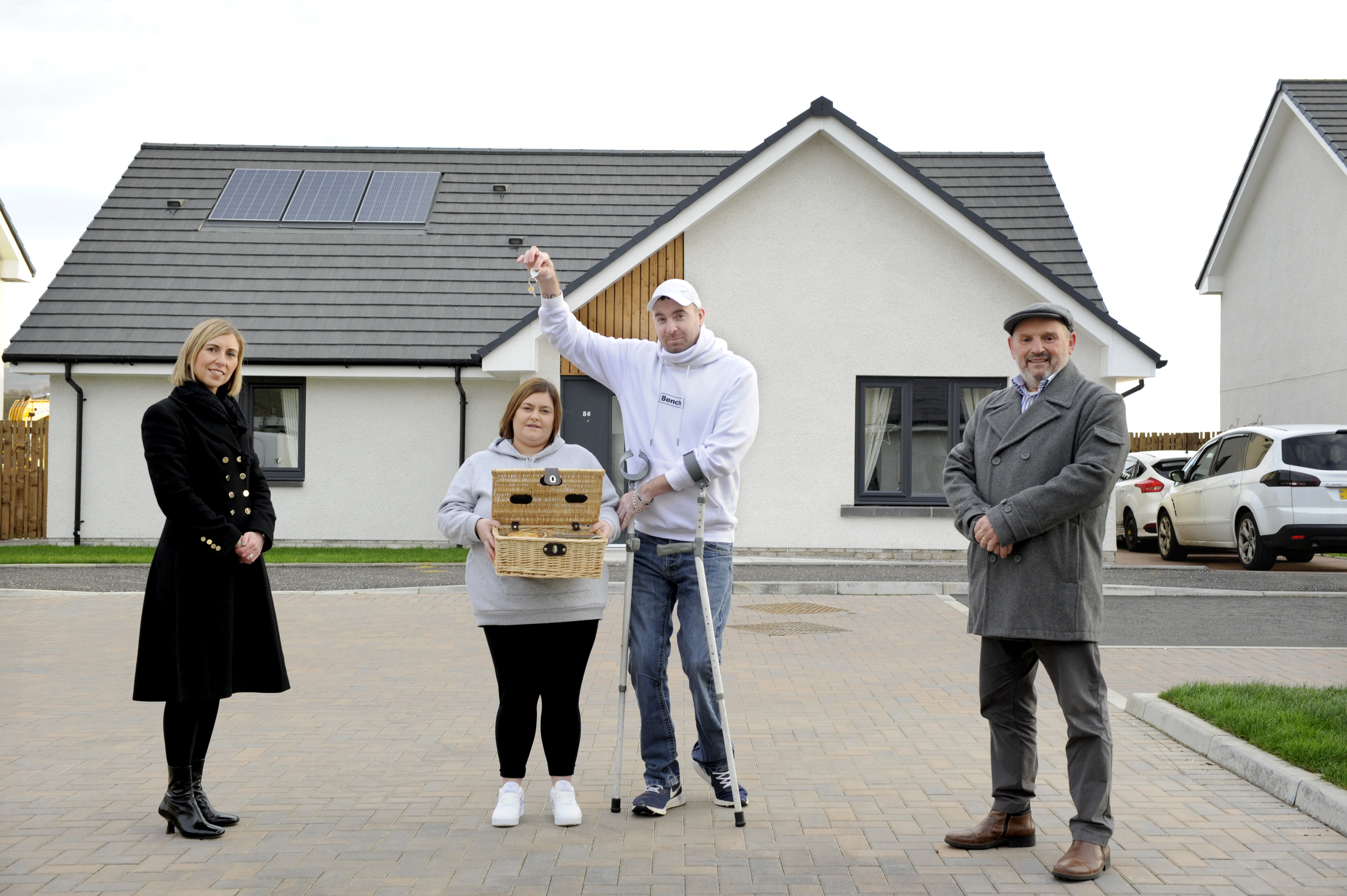 Lovell and Rural Stirling Housing Association mark completion of Callander site