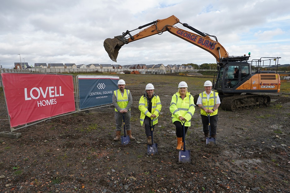 Lovell breaks ground at new West Lothian development