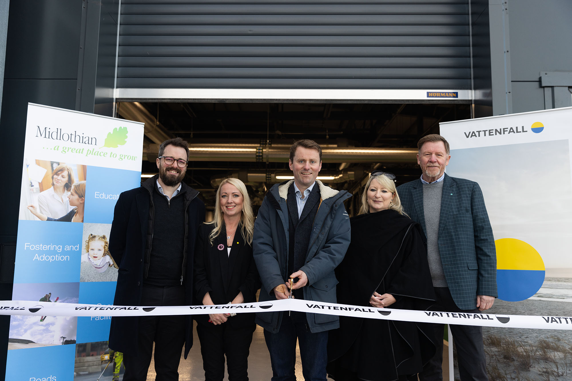 Energy centre opens to deliver low carbon heat to thousands of Midlothian homes