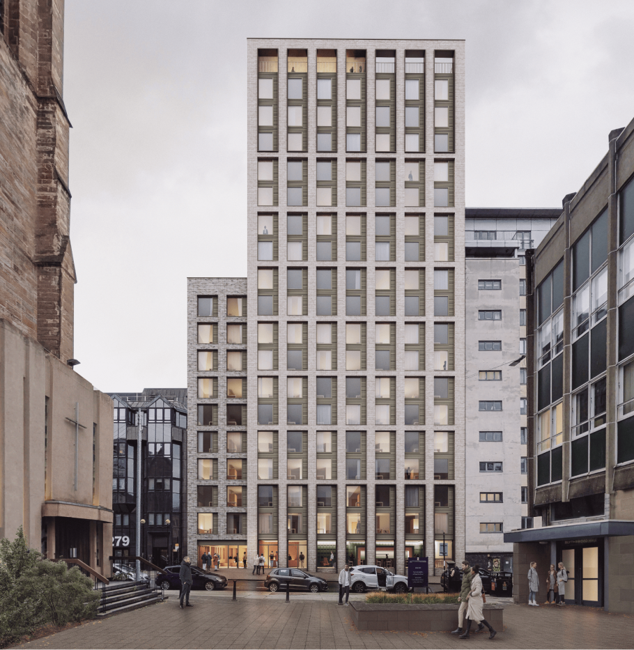 Student accommodation plan for Glasgow’s Bath Street moves to planning stage