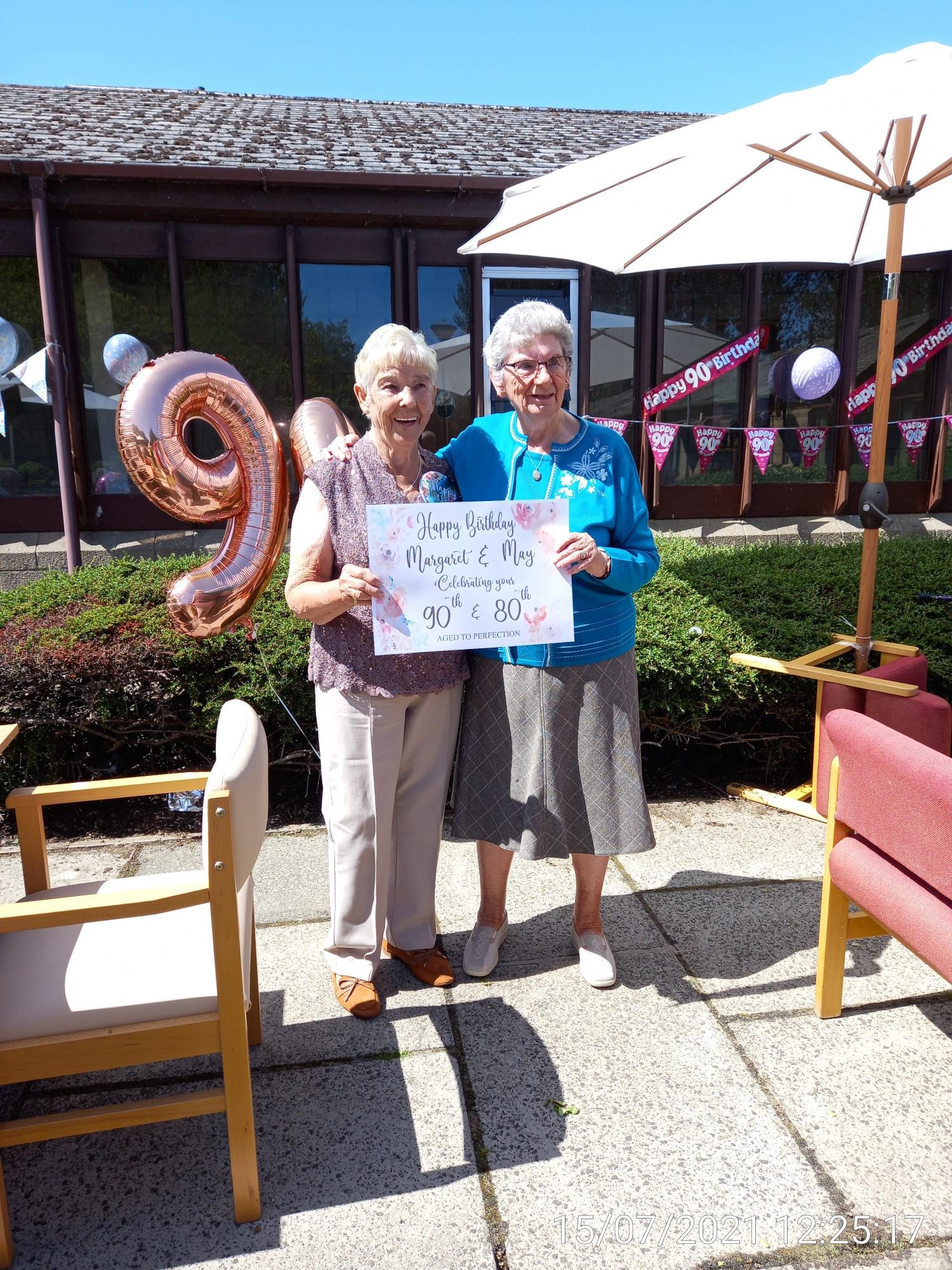 Irvine Housing holds double birthday party at Hawthorn Place