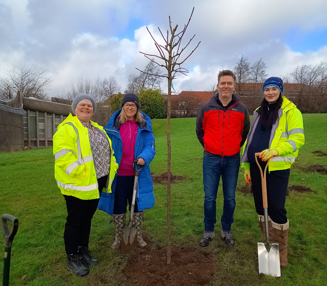 Almond Housing Association launches community orchard project