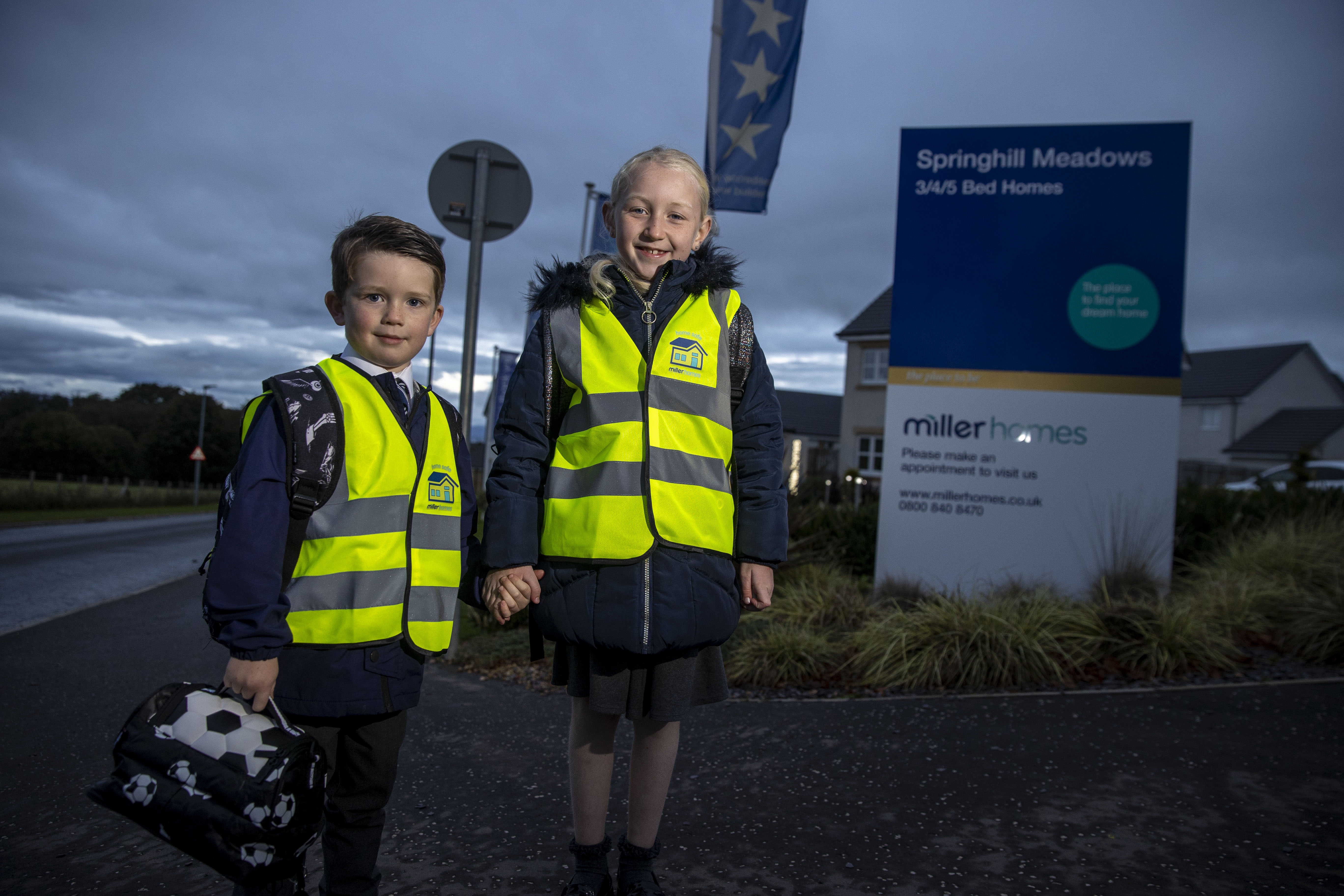 Miller Homes unveils new campaign to keep children in west Scotland safe this autumn