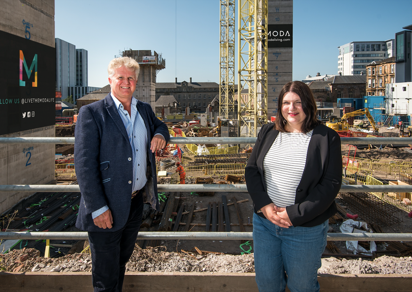 Glasgow council leader visits Moda at Holland Park