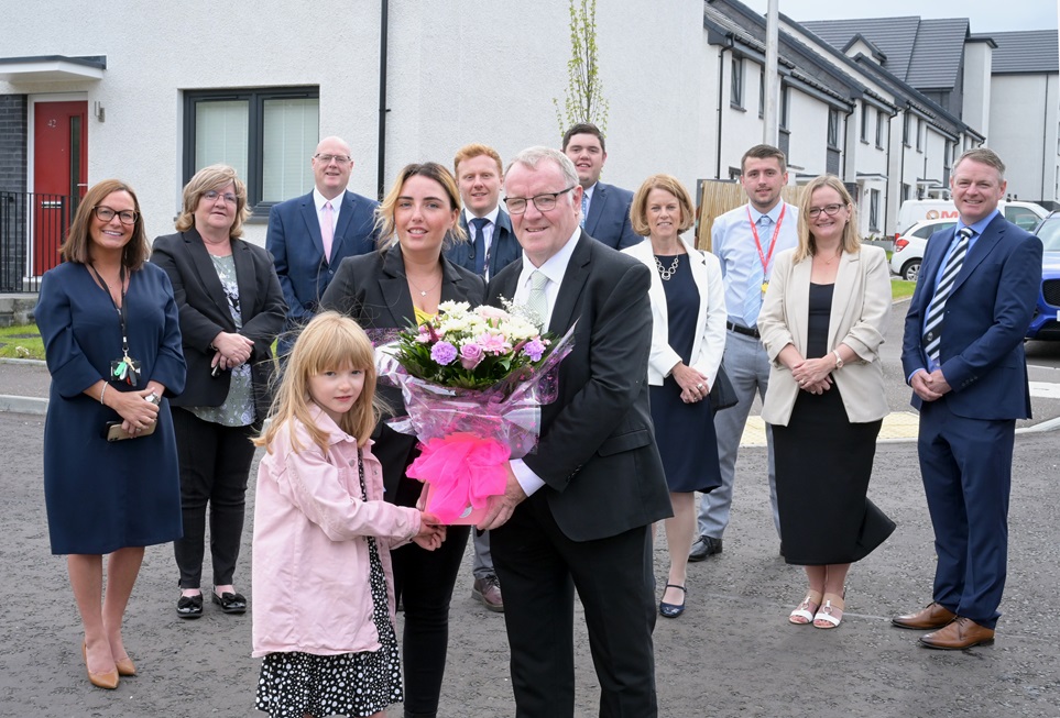 Council homes handed over in Coatbridge