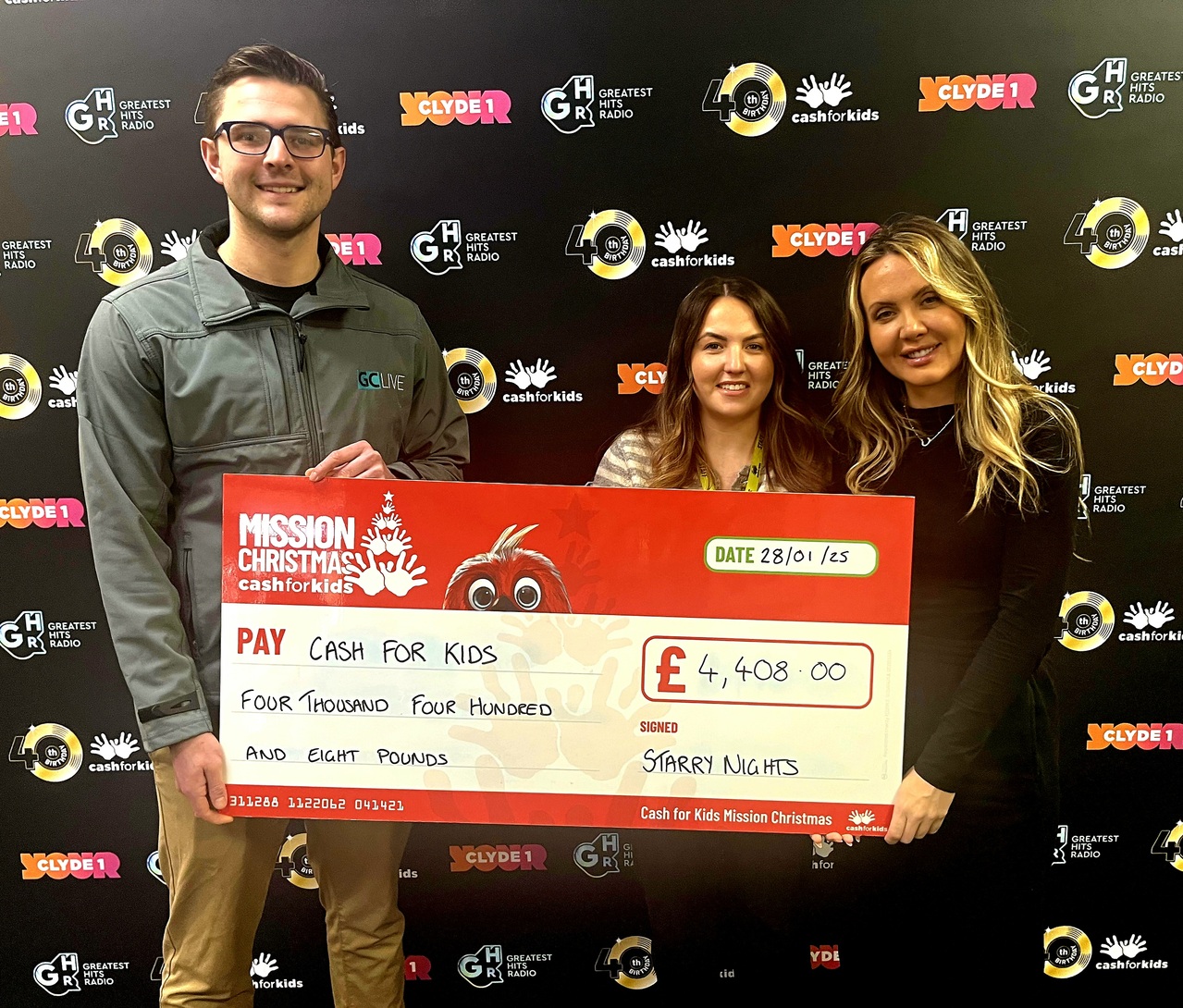 Charity Spotlight: GC Live raises over £10,000 for Cash for Kids’ Mission Christmas campaign