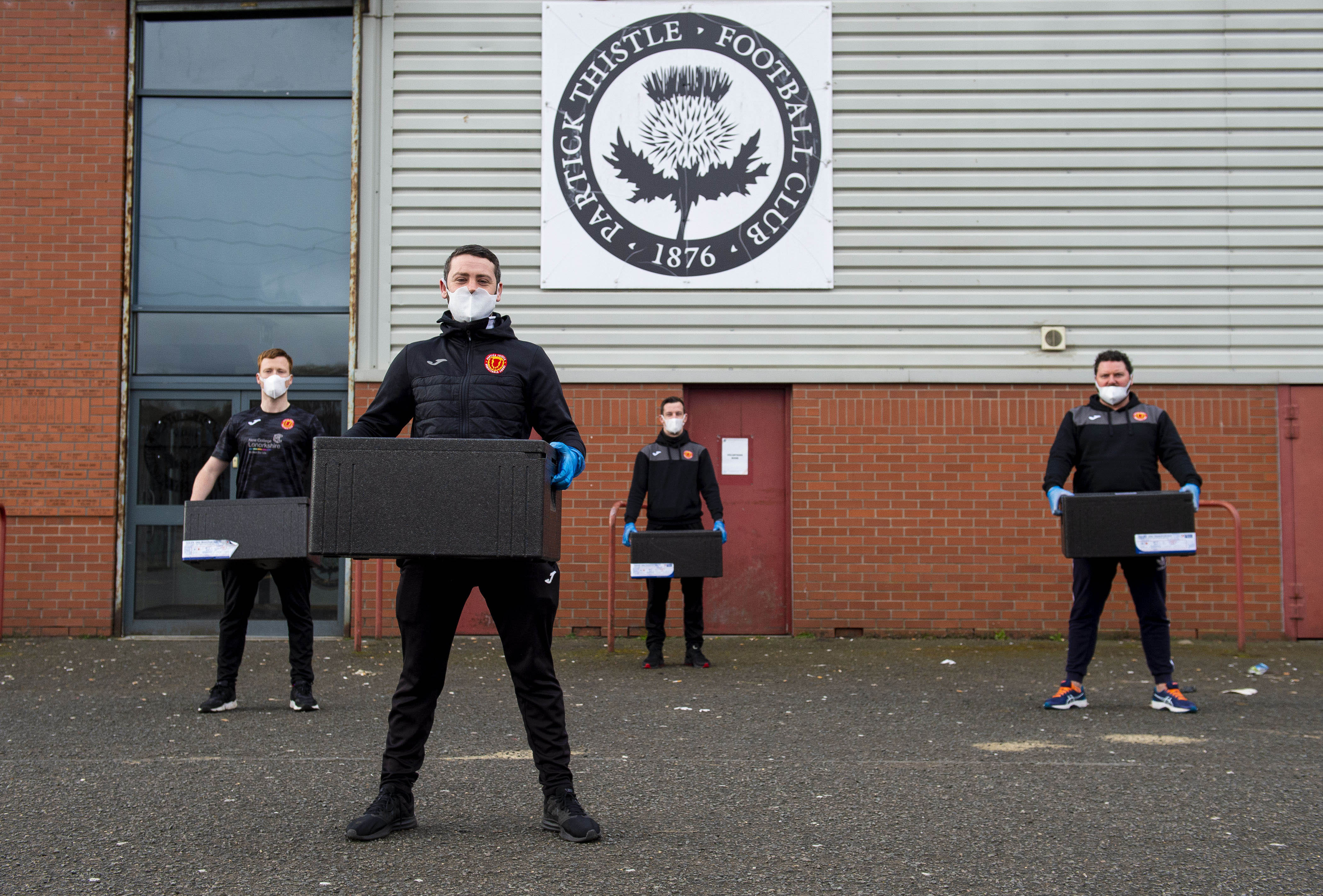 Partick Thistle Charitable Trust delivers 9,000 meals during coronavirus crisis