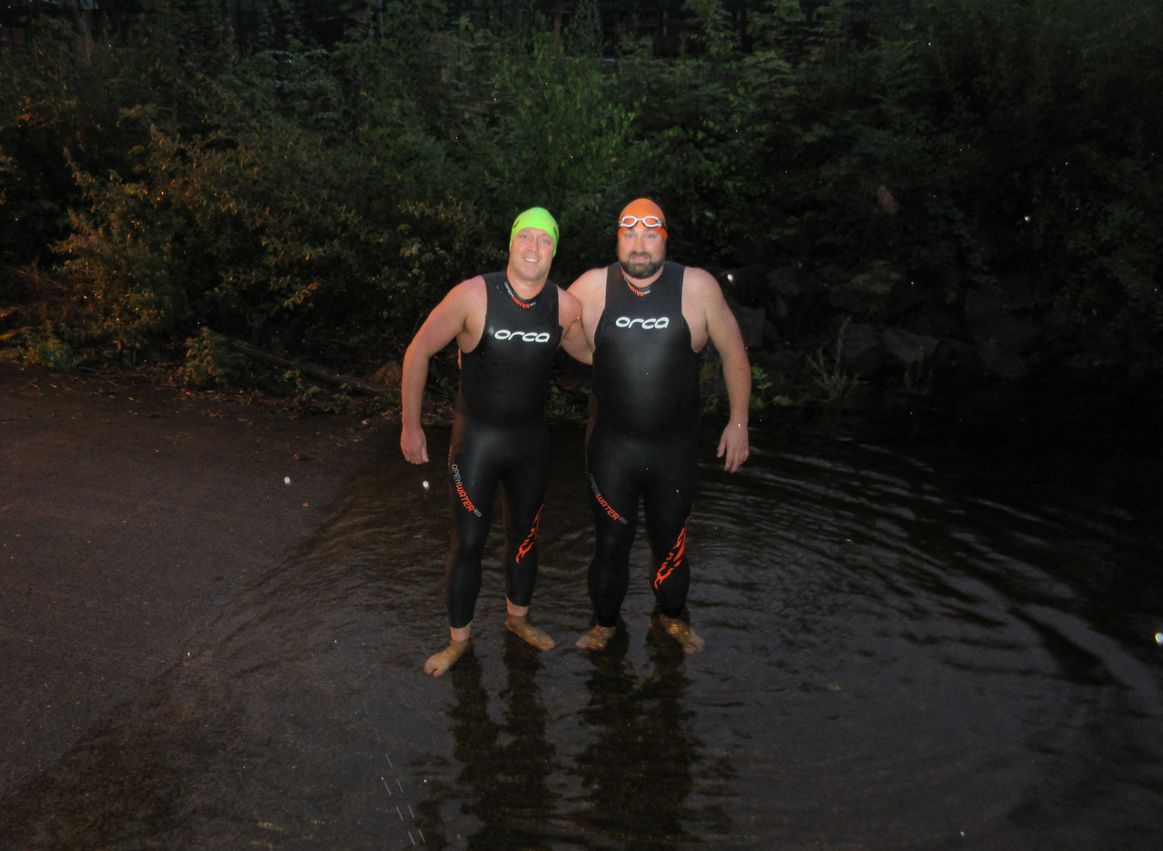 Property professionals undertake marathon swim in Loch Lomond