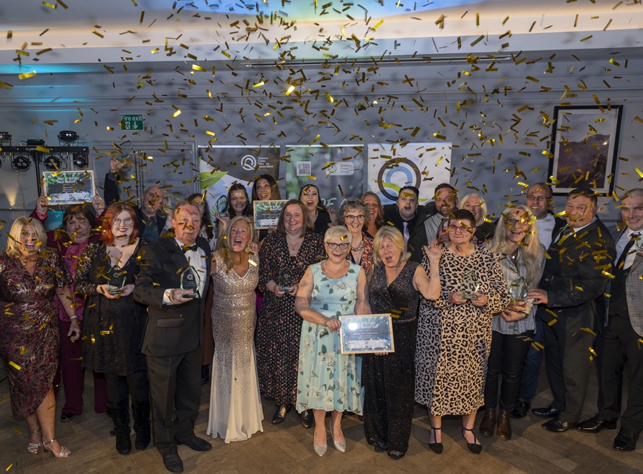 Cleaning duo sweep up Queens Cross award after raising thousands