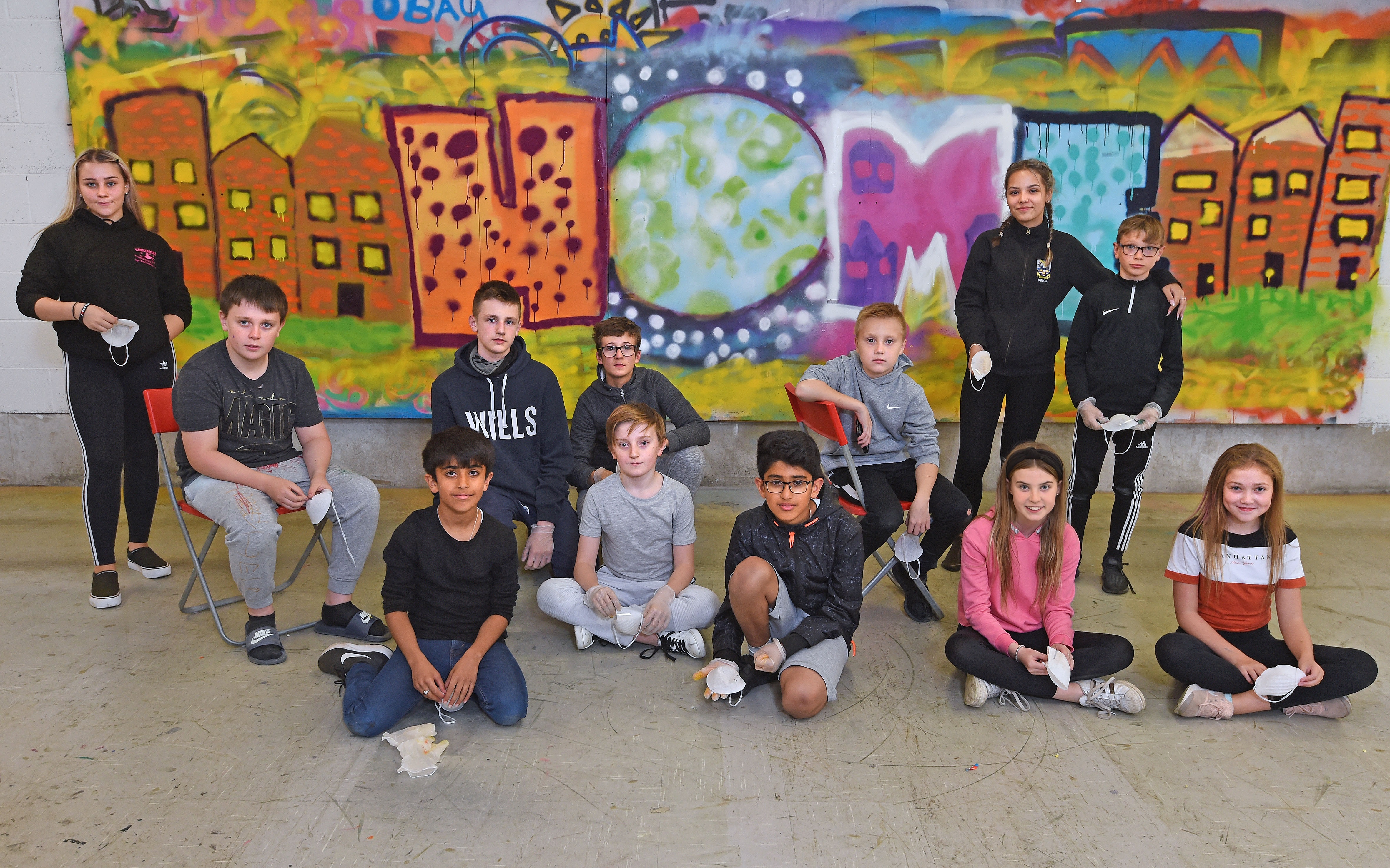 Port of Leith Housing Association holds young persons’ street art workshop