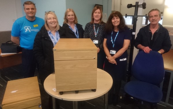River Clyde Homes distributes excess office furniture to charities