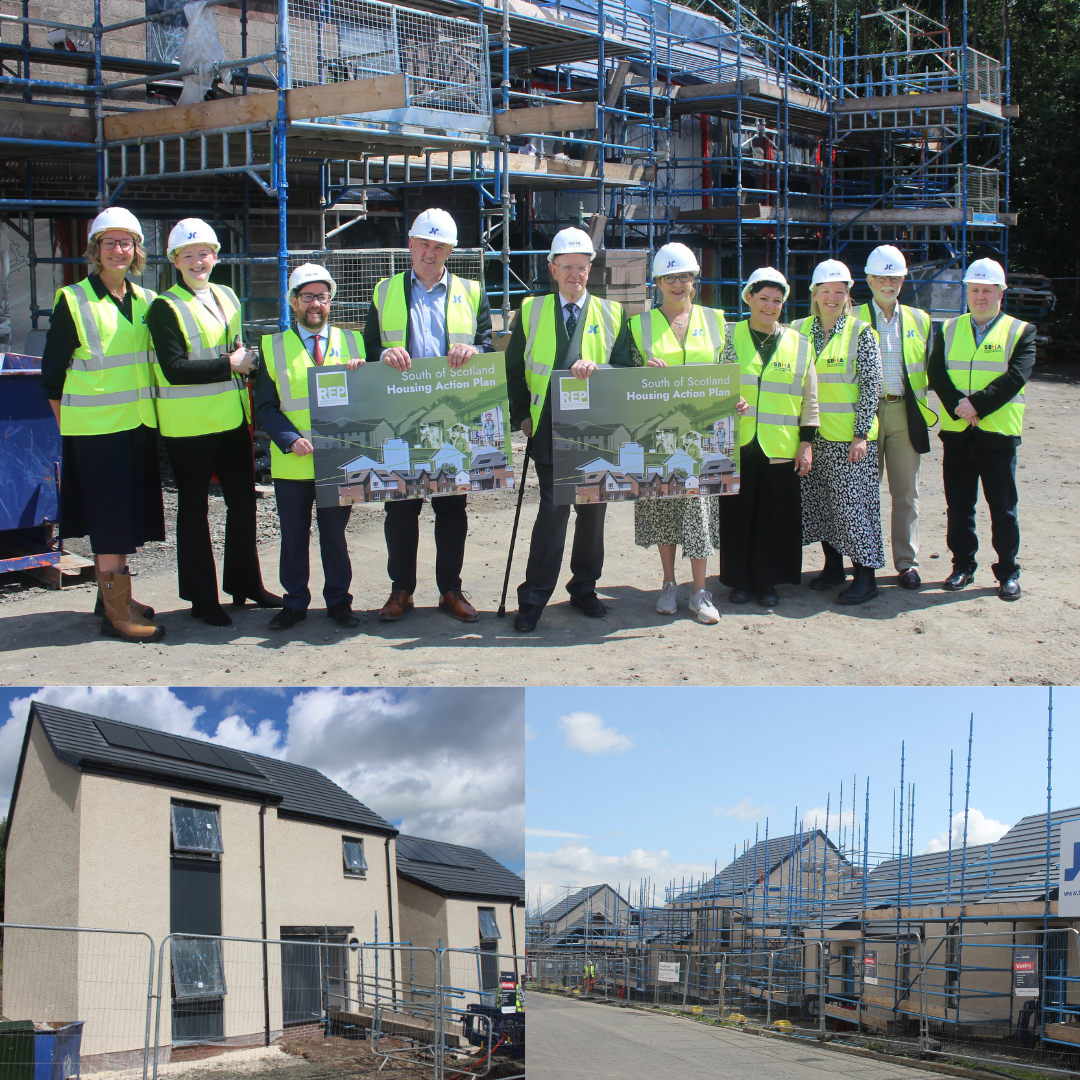 SBHA welcomes guests to new-build site in Hawick