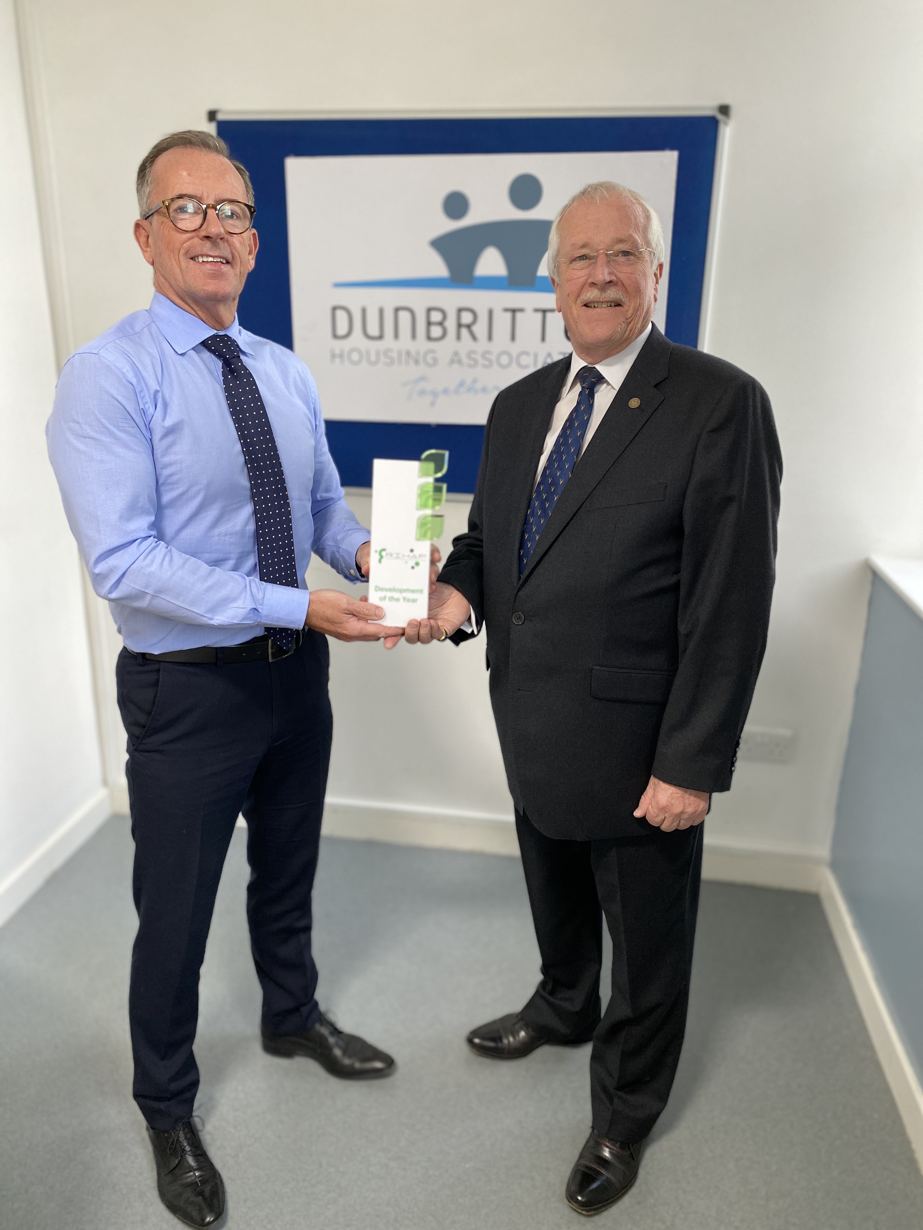 Dunbritton Housing Association wins RIHAF Development of the Year Award 2019