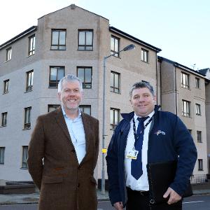 Partnership work delivers flat repairs in Coatbridge