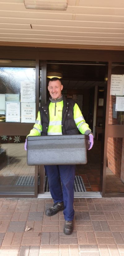 River Clyde Homes volunteers help deliver food during coronavirus outbreak