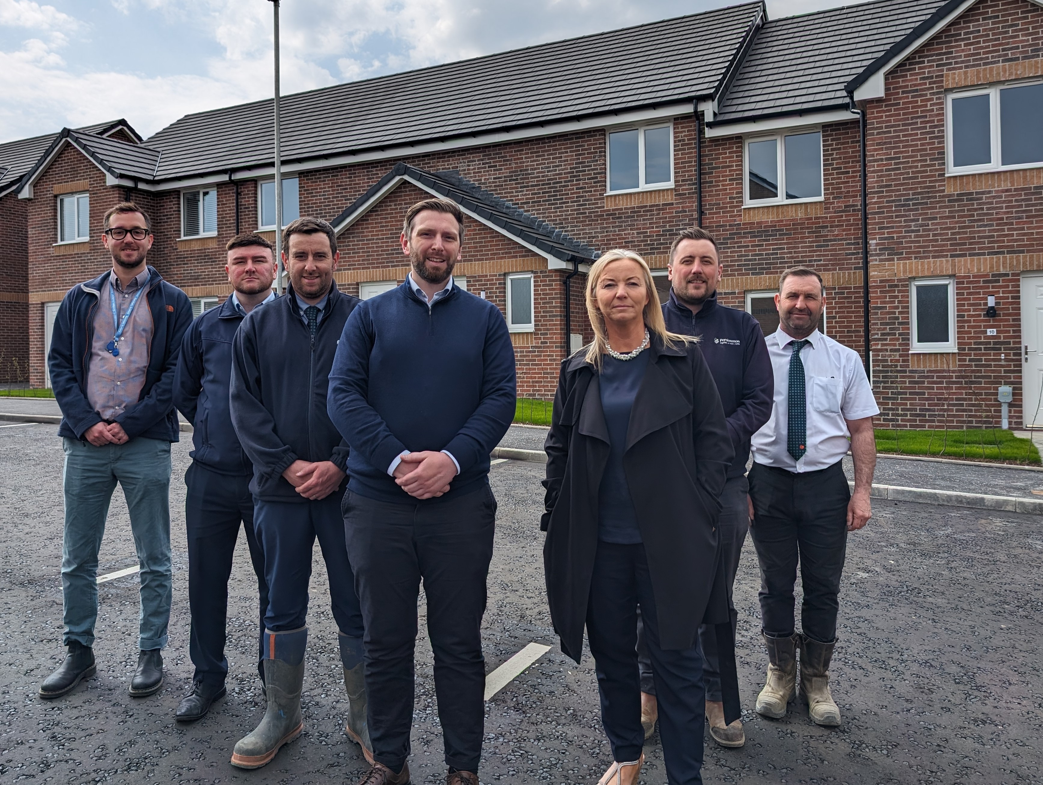Persimmon hands over seven new homes in Muirhead development to Sanctuary