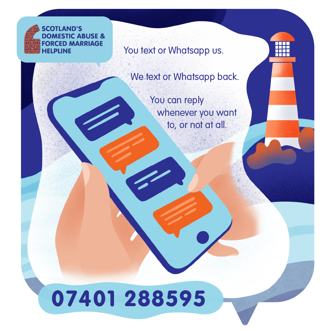 Domestic abuse support text service launched