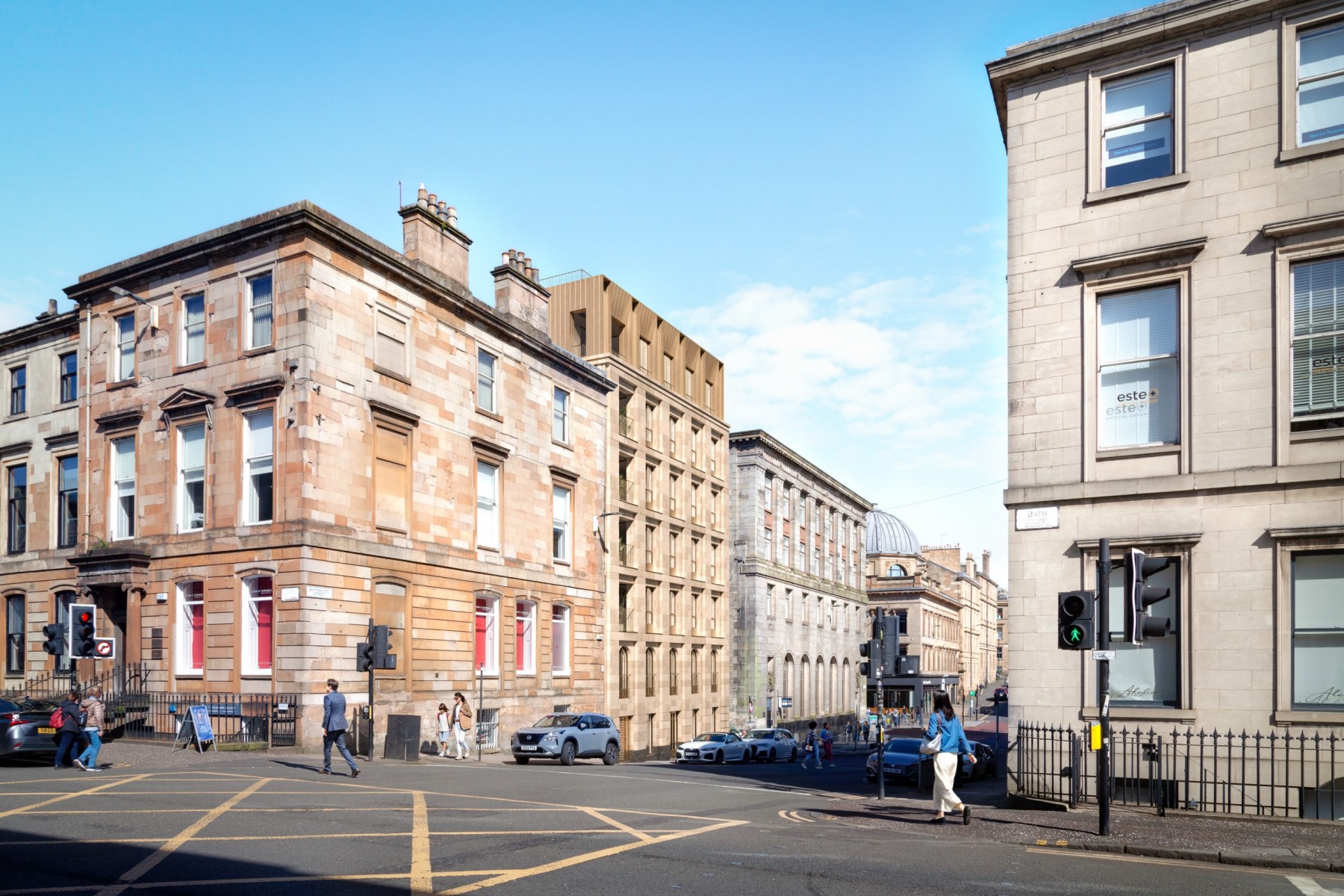 Six apartments planned on vacant Glasgow city centre site