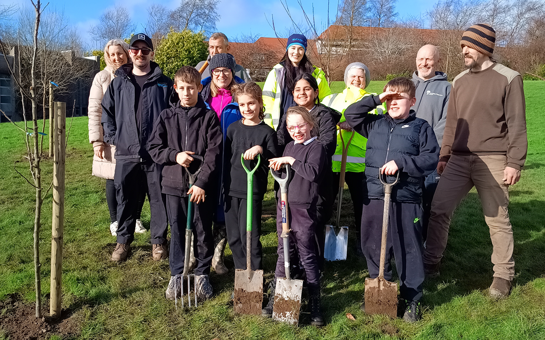 Almond Housing Association launches community orchard project