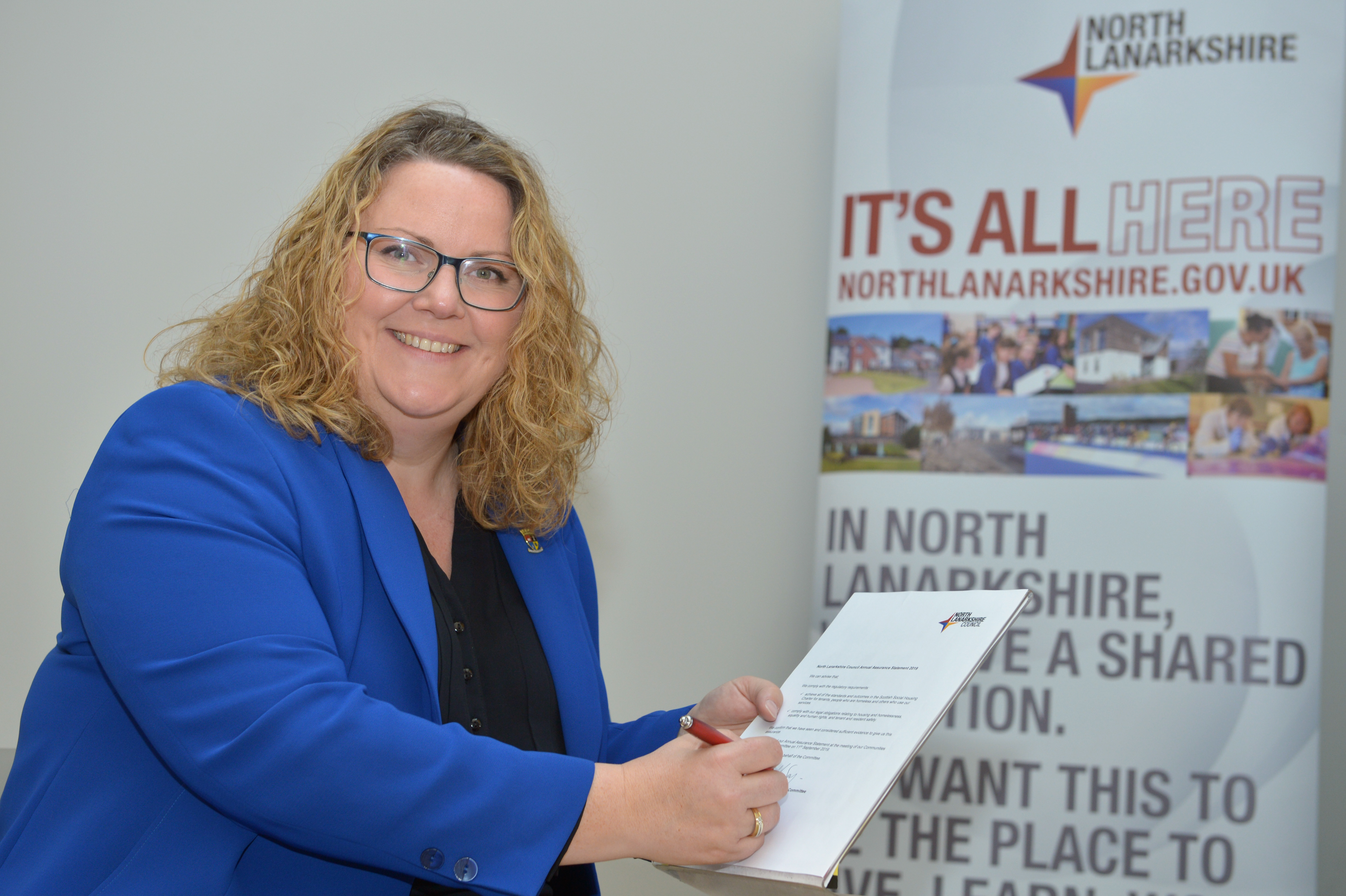 North Lanarkshire Council signs new Scottish Housing Regulator Assurance Statement