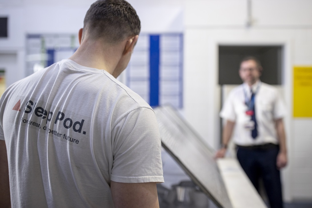 Sleep pods donated to Aberdeen Cyrenians through prison rehabilitation scheme