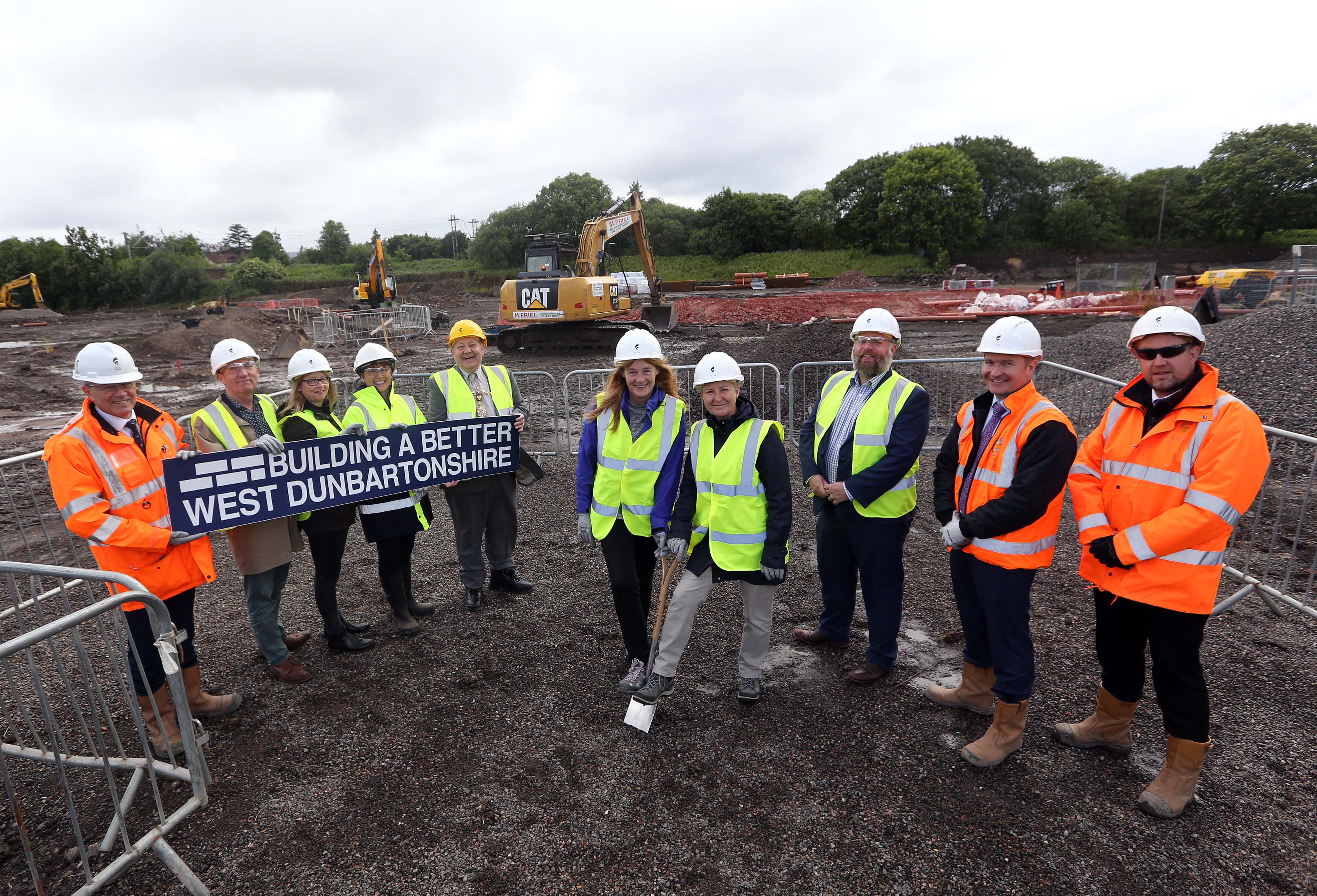 CCG begins work on new council homes in Clydebank