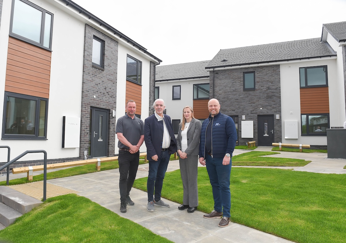 Stirling unveils eight new energy-efficient social housing flats in St Ninians