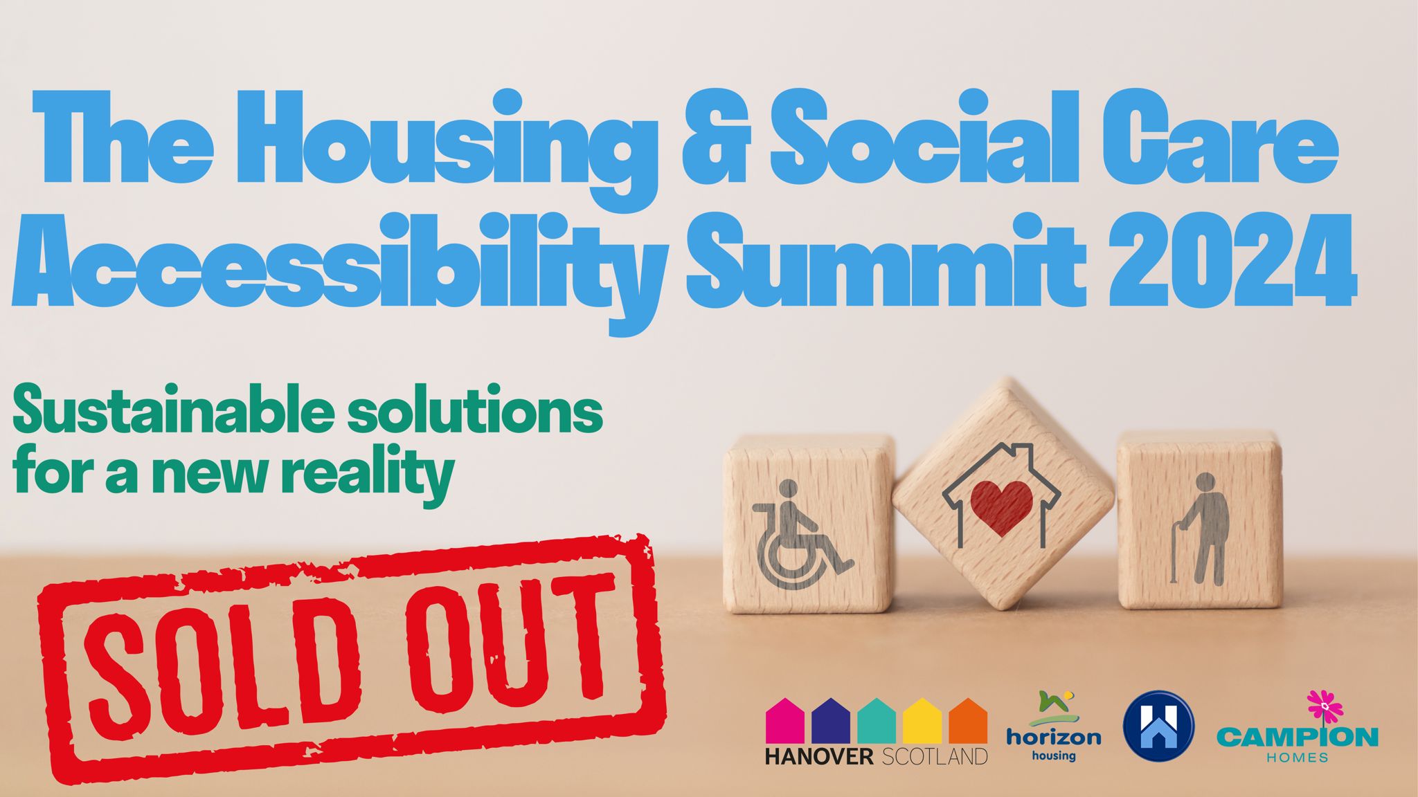 Housing & Social Care Accessibility Summit sold out