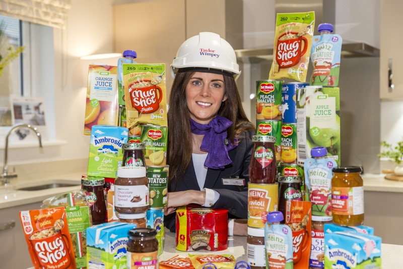 Taylor Wimpey West Scotland donates to four local foodbanks