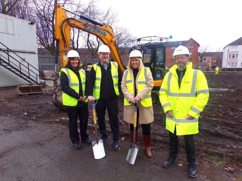 Thenue Housing begins work on homes in Glasgow's East End