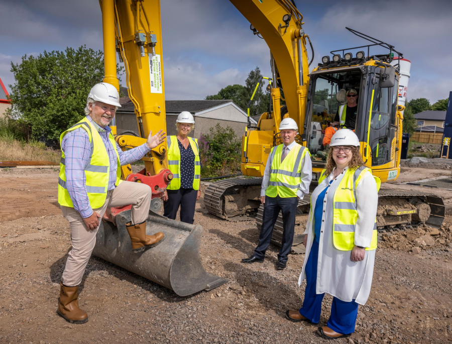 Work begins at new Wishaw housing development