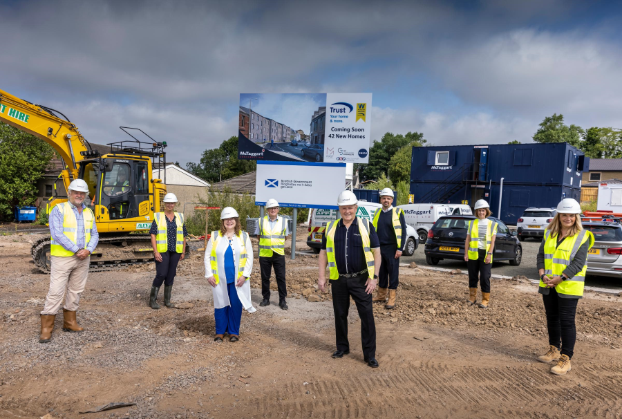 Work begins at new Wishaw housing development