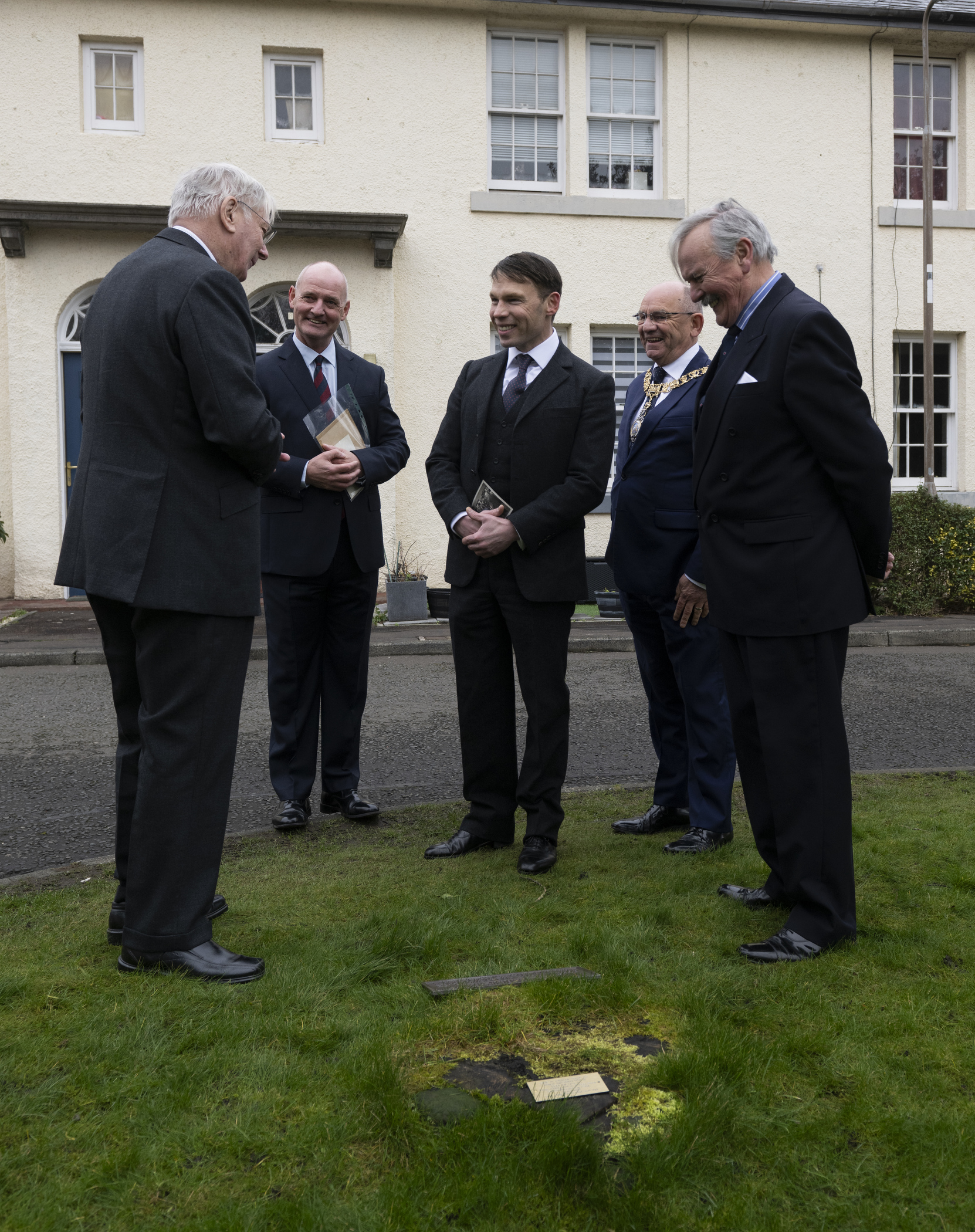 HRH The Duke of Gloucester visits Veterans Housing Scotland community