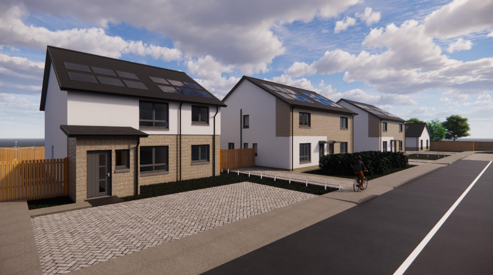 Abertay unveils plans for 31 new homes in Dundee