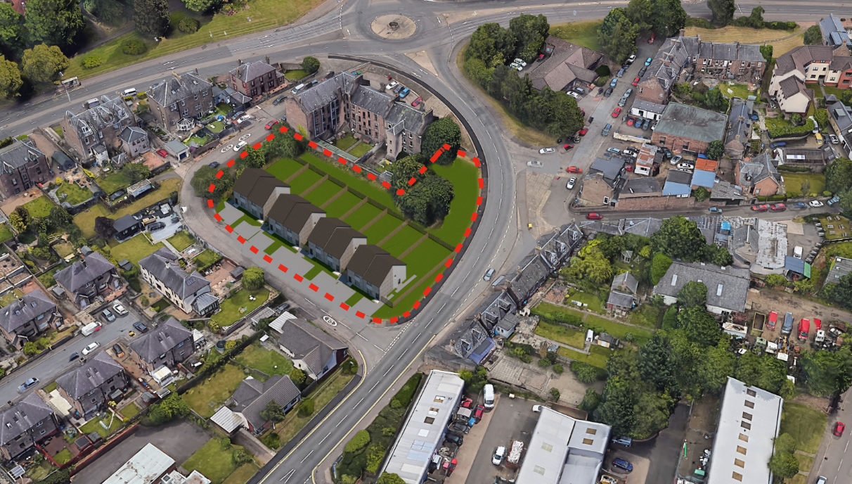 Abertay submits plans for eight Dundee homes