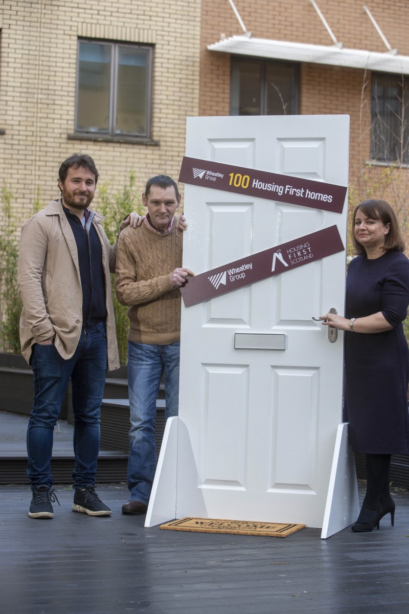 Wheatley Group hands over 100th home to Scotland’s Housing First partnership