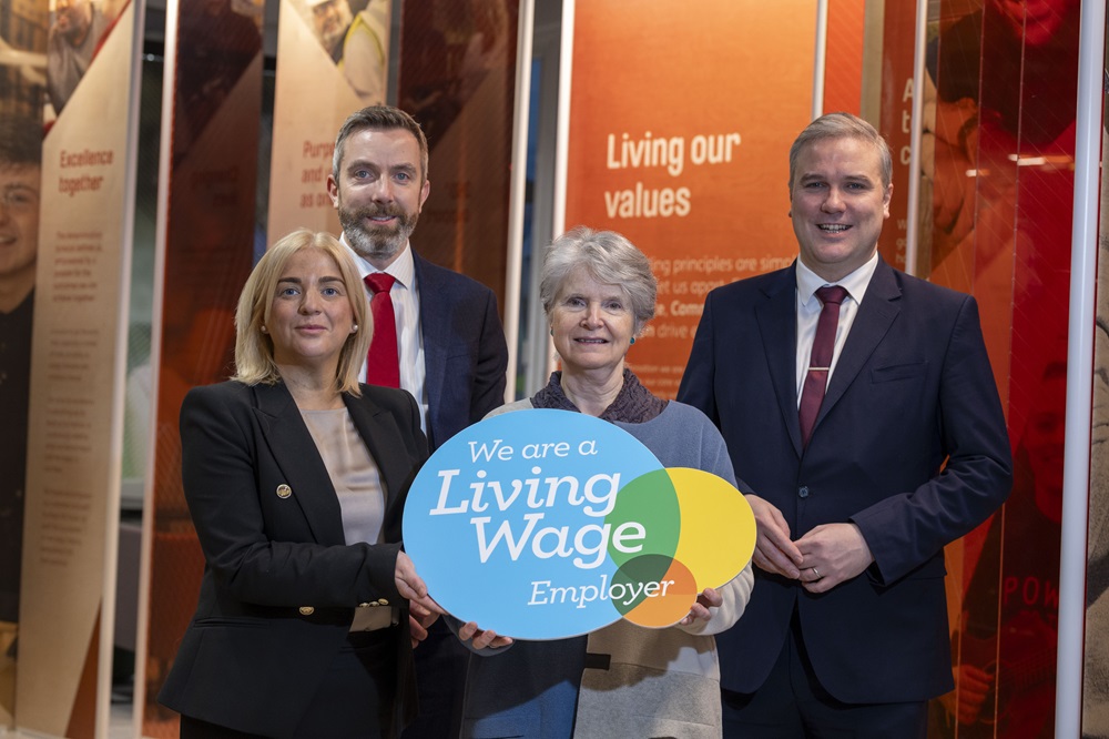 Employment minister praises Wheatley’s real Living Wage accreditation