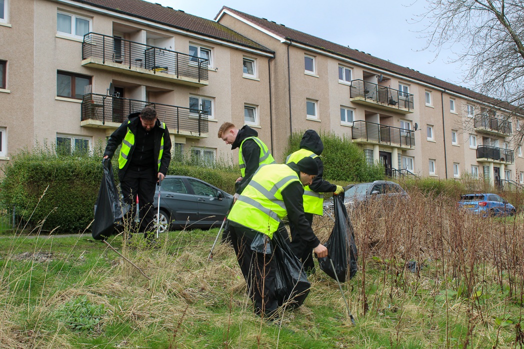 Wheatley helps make Glasgow communities cleaner