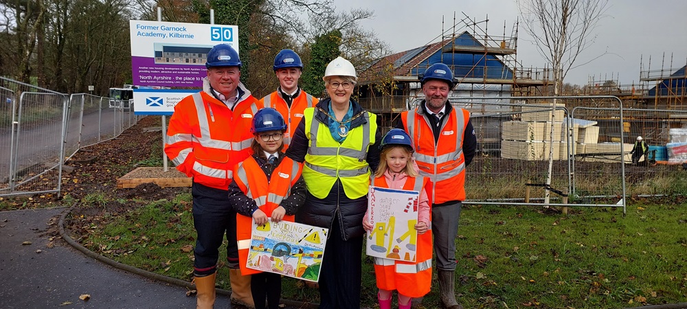 Work starts on new homes at former Garnock Academy site