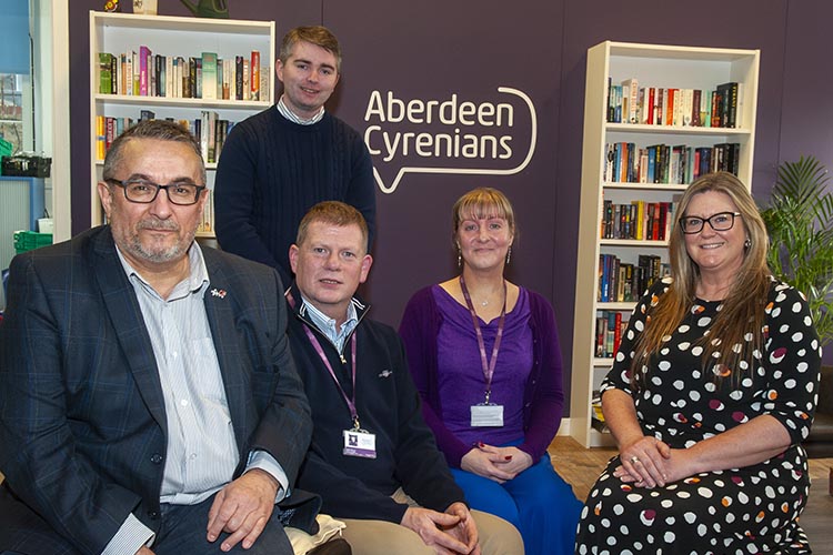 Councillors pay visit to Aberdeen Cyrenians