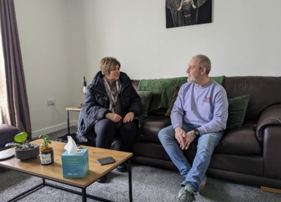 Angus Housing Association welcomes tenant to new sustainable home in Brechin