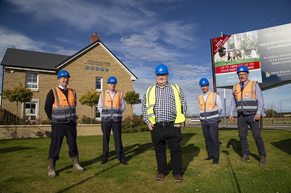 MP visits Barratt and David Wilson Homes sites in Elgin