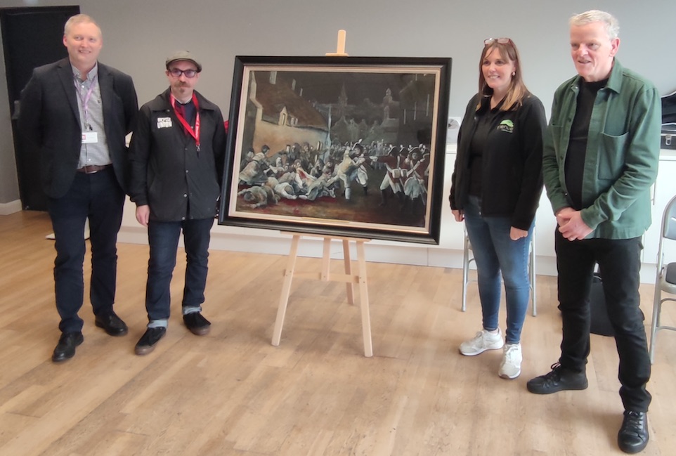 Artwork comes home to Calton thanks to Thenue Housing